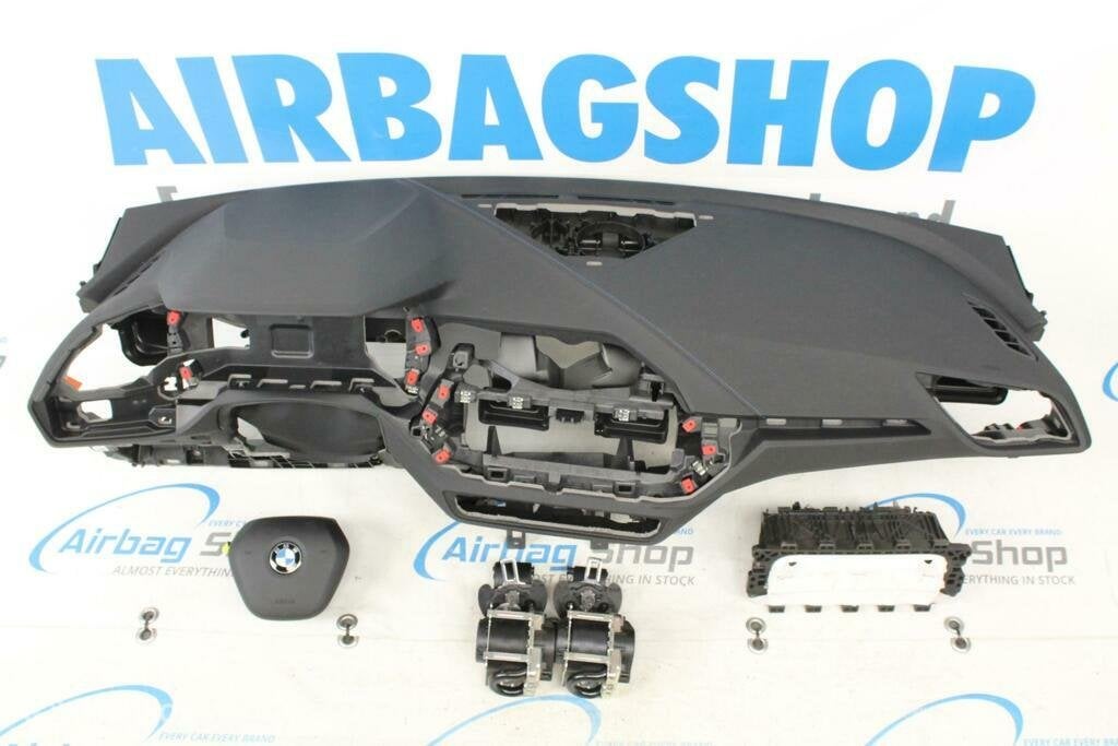 Airbag set Dashboard speaker blauwe stiksels BMW 2 serie F44, Gebruikt, Ophalen of Verzenden