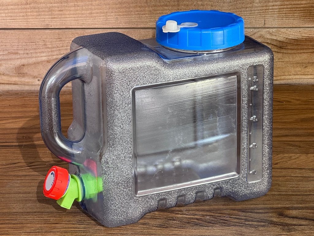 Jerrycan 5 liter drinkwater, Caravans en Kamperen, Ophalen, Zo goed als nieuw
