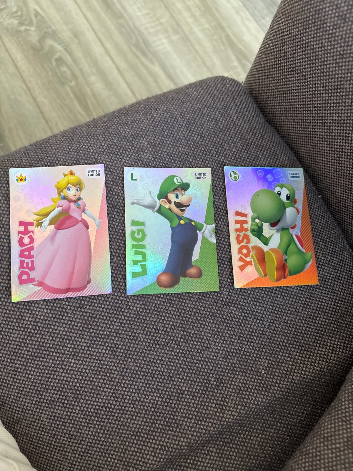 Limited Edition Super Mario Kaarten: Peach, Luigi, Yoshi, Ophalen of Verzenden, Zo goed als nieuw