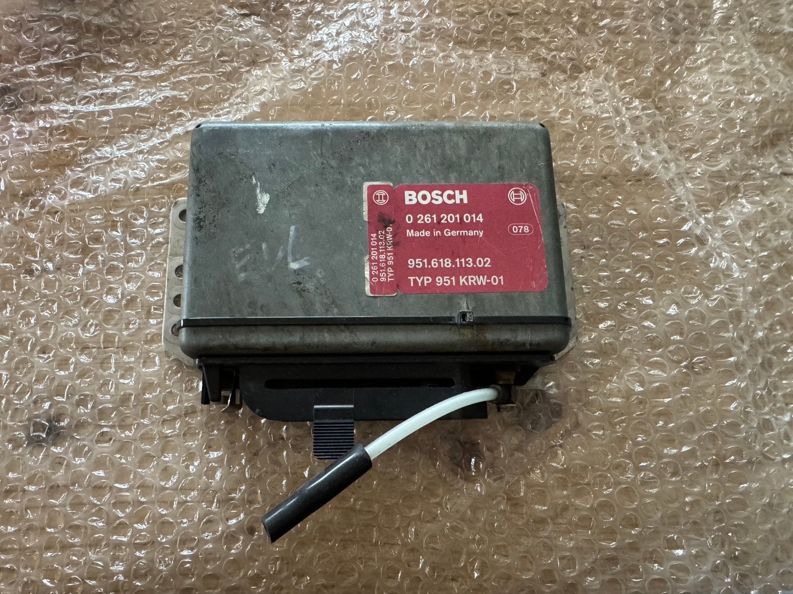 Porsche 944 Turbo Ecu 951.618.113.02 - Bosch 0 261 201 014, Ophalen of Verzenden, Gebruikt, Porsche