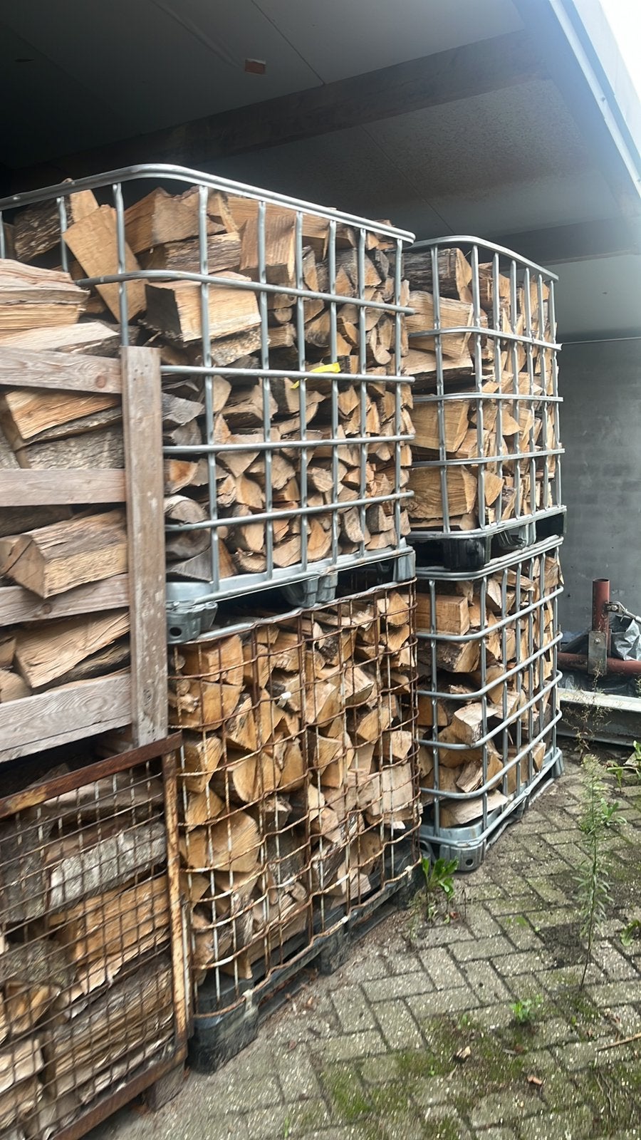 Droog kachelhout te koop, Tuin en Terras, Minder dan 3 m³, Ophalen