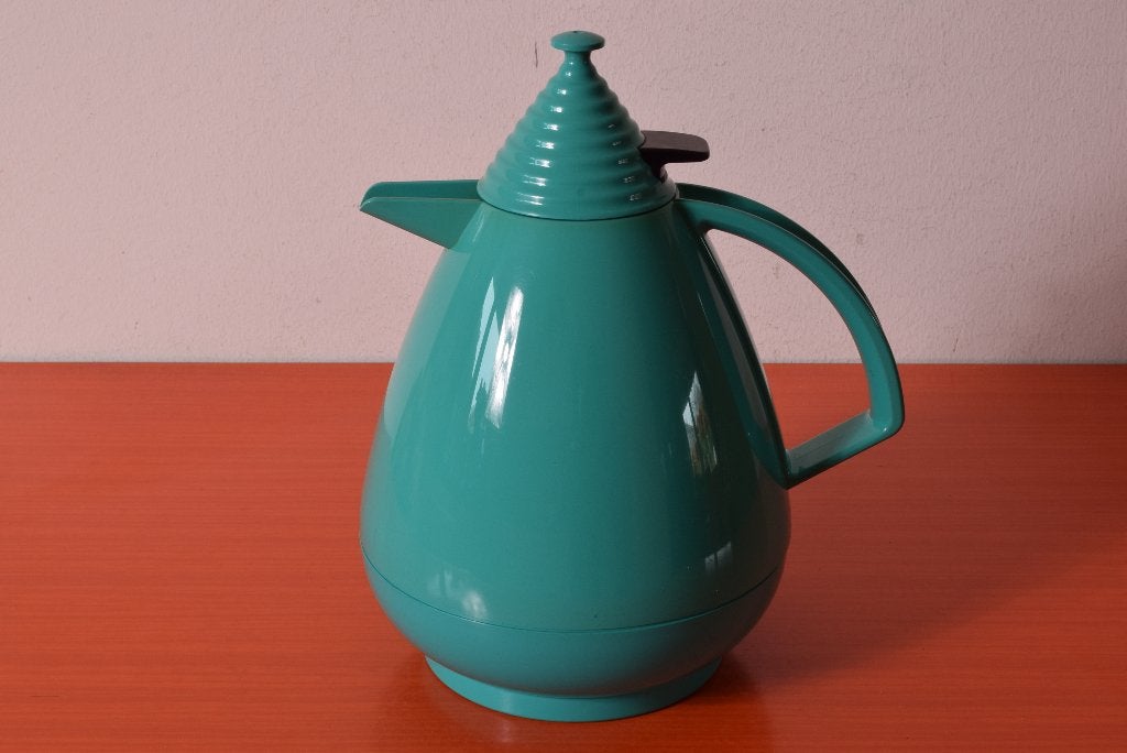 Retro vintage Memphis Leifheit Vivatherm thermoskan, Ophalen of Verzenden, Gebruikt, Glas, Overige typen