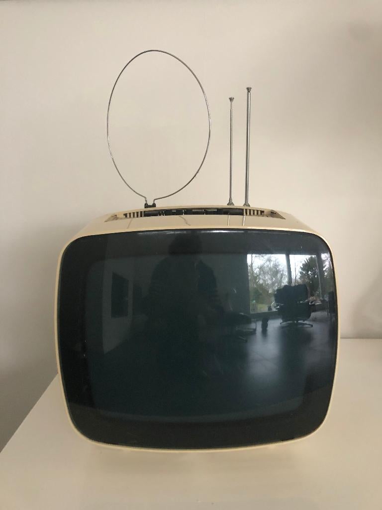 analoge tv Indesit design 60 er jaren  vintage, Audio, Tv en Foto, Televisies, Philips, Gebruikt, 50 Hz, Ophalen of Verzenden