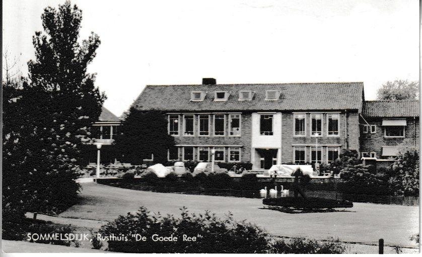 SOMMELSDIJK - RUSTHUIS De GOEDE REE, Verzamelen, Ophalen of Verzenden, 1940 tot 1960, Ongelopen, Zuid-Holland