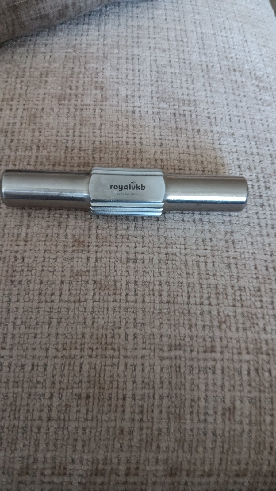 Royal vkb knoflook roller RVS, Zilver, Ophalen of Verzenden, Metaal, Overige merken