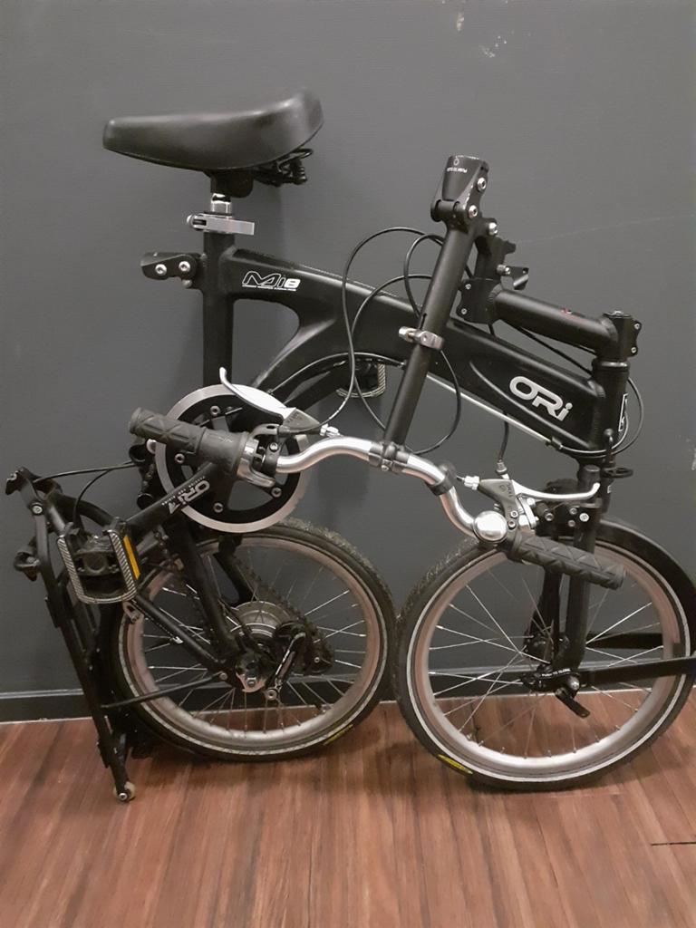Vouwfiets, Fietsen en Brommers, Fietsen | Vouwfietsen, Gebruikt, Velgrem, 14 tot 16 inch, Versnellingen