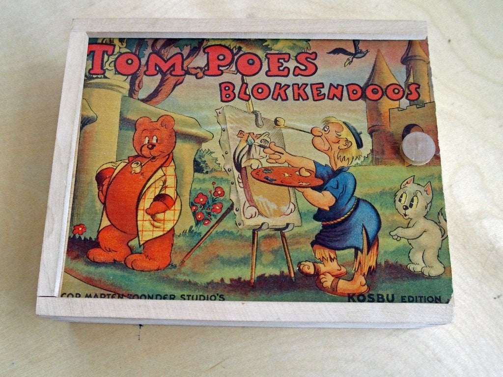 Tom Poes Blokkendoos Repro Heer Bommel & Tom Poes Puzzel, Ophalen of Verzenden, Overige typen