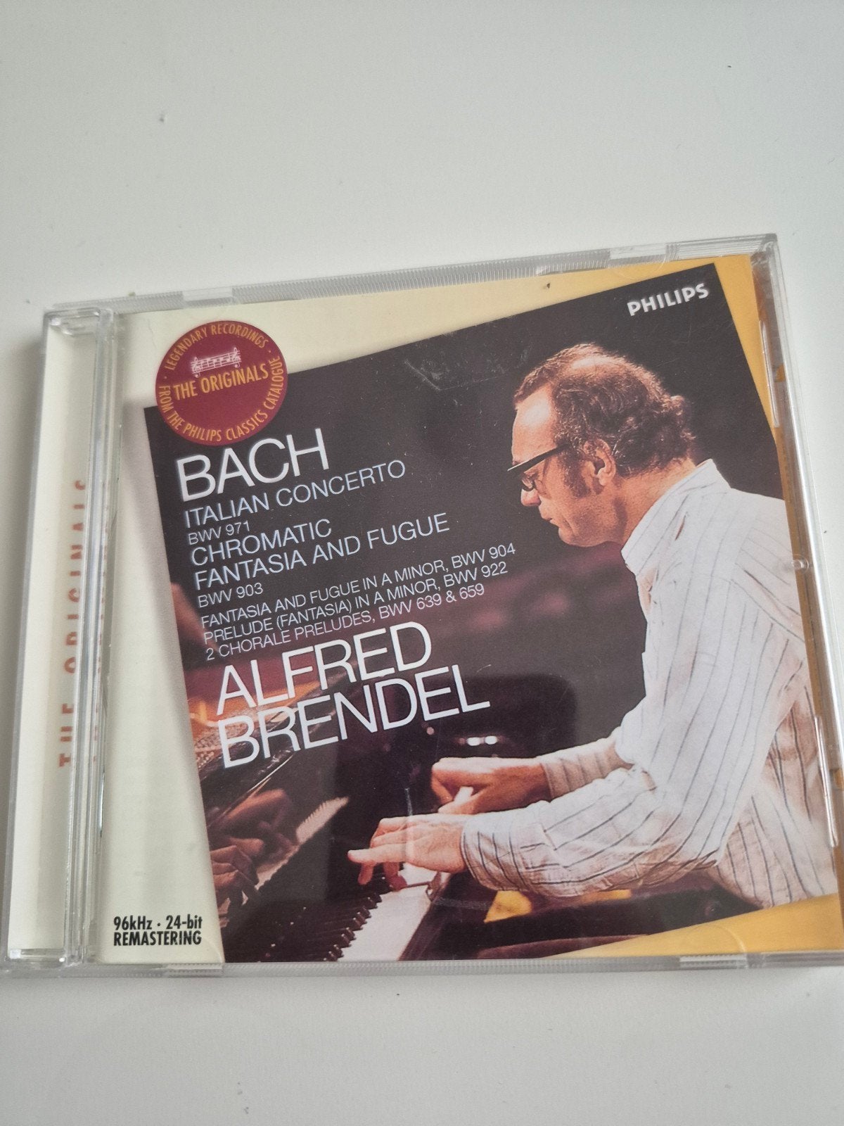 Bach - Italian Concerto - Alfred Brendel (CD), Ophalen of Verzenden, Pianomuziek, Remastered, Zo goed als nieuw