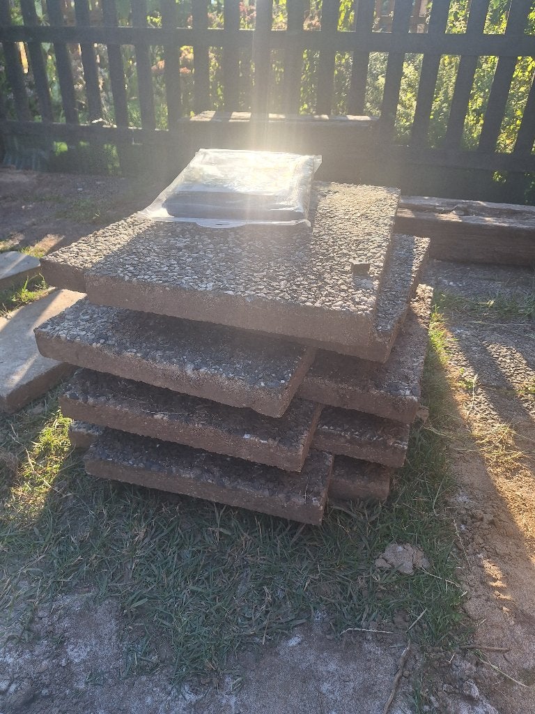 Tuintegels 60cmx 40cm Gratis op te halen in Wijchen, Tuin en Terras, Tegels en Klinkers, Ophalen, Overige materialen, Gebruikt