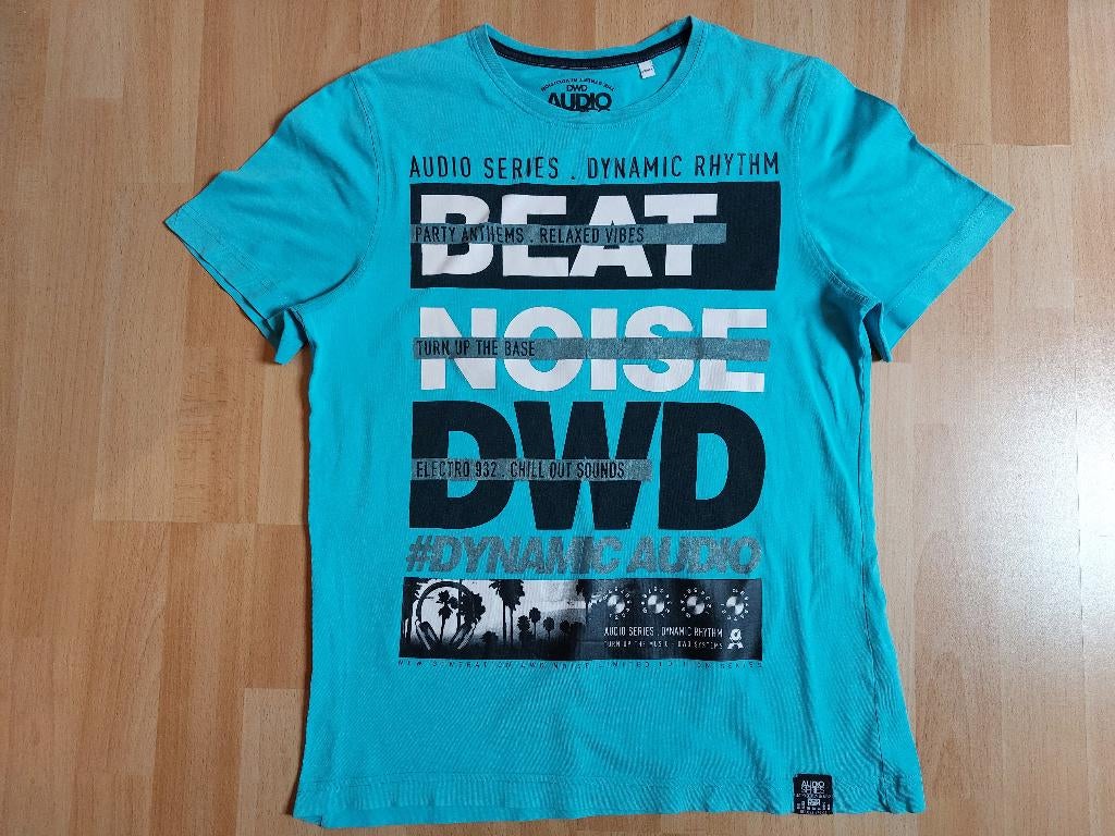 Blauw t-shirt *DWD*, Gebruikt, Ophalen of Verzenden, Shirt of Longsleeve, Jongen