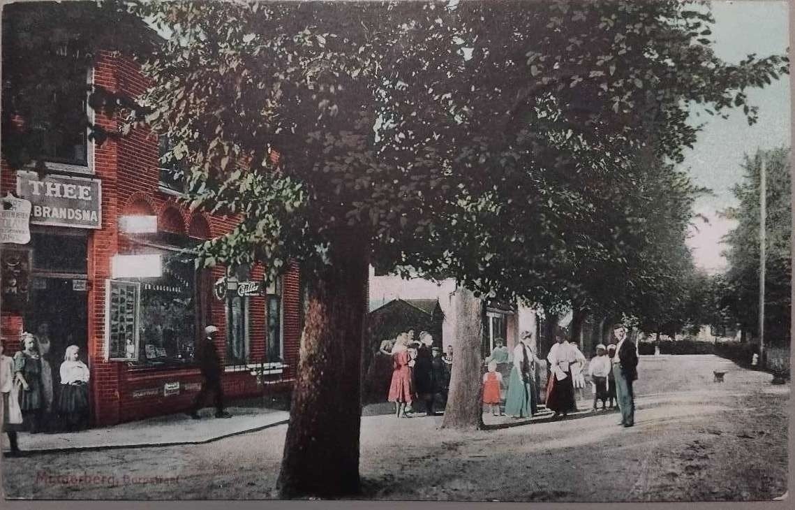 Muiderberg (Noord-Holland) Dorpsstraat 1912, Verzamelen, Verzenden, Voor 1920, Gelopen, Noord-Holland