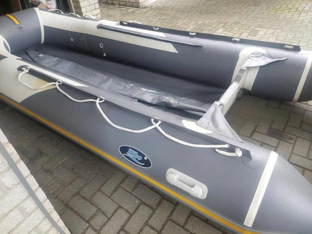 Rubber hibo 4.30 boot, Ophalen, Aluminium, Gebruikt, 5 m
