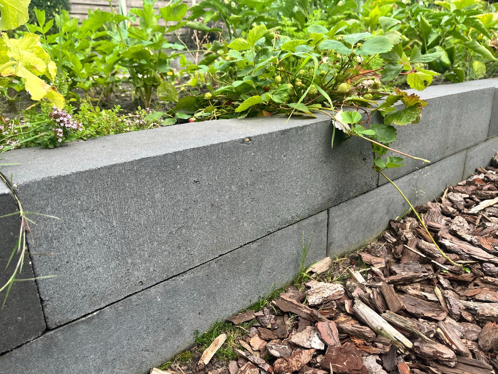 Betonnen stenen  (21 stuks), Ophalen, Gebruikt, Overige typen, Minder dan 5 m²