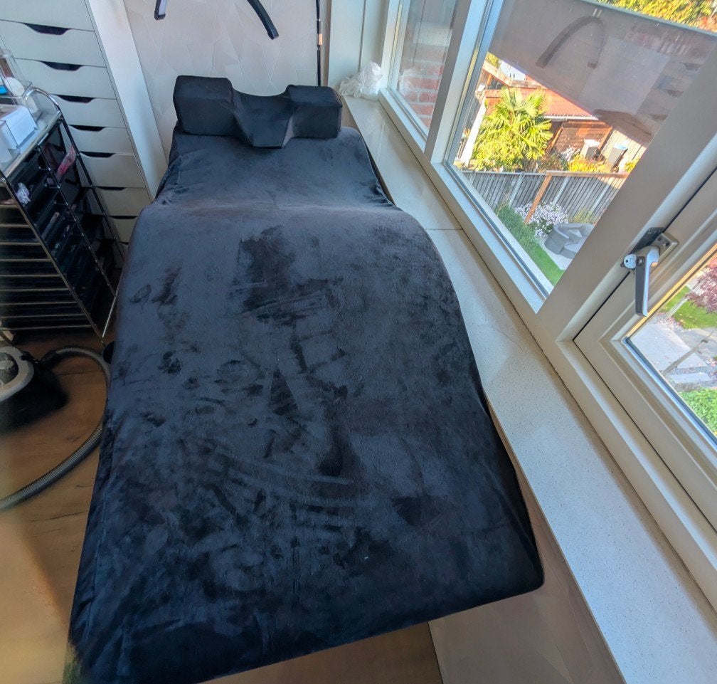 Zwarte comfortabele wimperbed matras / schoonheidsmatras, Huis en Inrichting, Ophalen, Eenpersoons