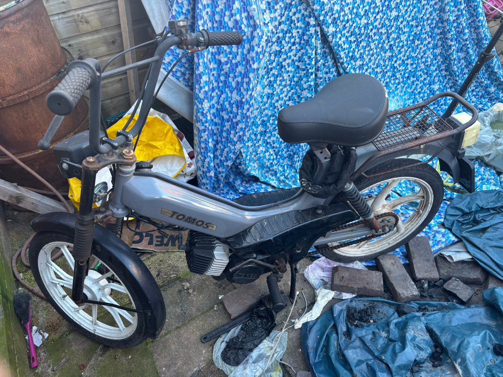 tomos 70cc, Ophalen, Standard