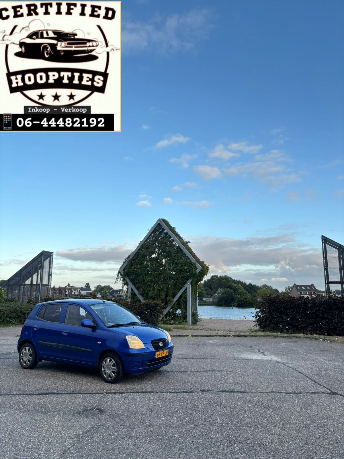 Kia Picanto 1.0 2005 5 Deurs Blauw APK 06/05/2027 RIJ KLAAR!, Auto's, Voorwielaandrijving, 836 kg, 31 €/maand, 4 cilinders