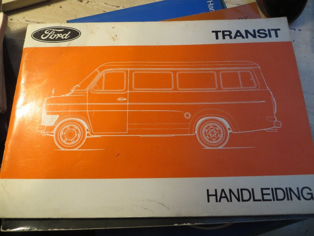 Instructieboek Ford Transit benzine en diesel 12-1975, mooi!, Ophalen of Verzenden