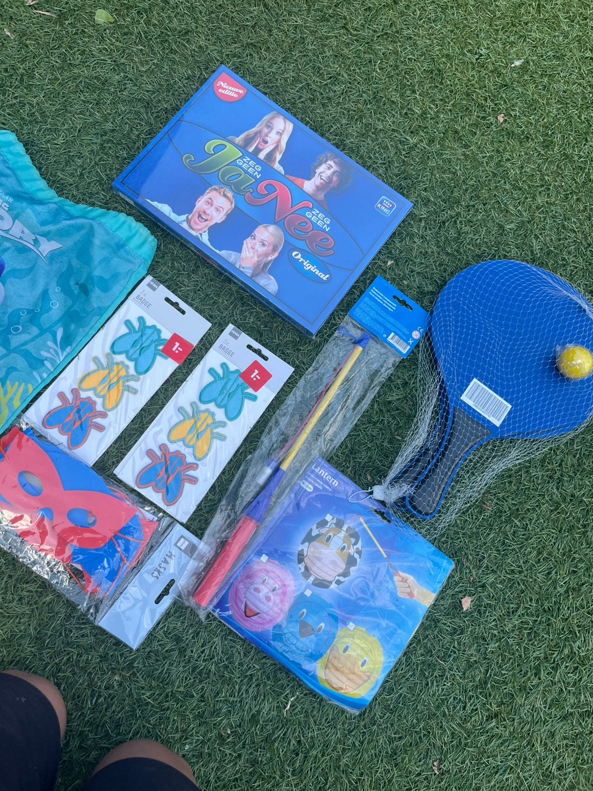 Gloednieuwe Kinder lantarn, elektrische stok, rackets(bal)…., Ophalen of Verzenden, Zo goed als nieuw