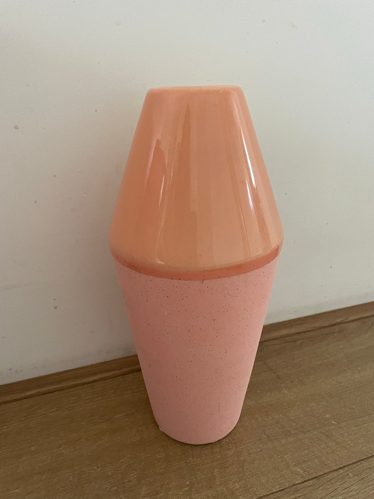 Hoge vaas 32 cm - Roze/Oranje, Ophalen
