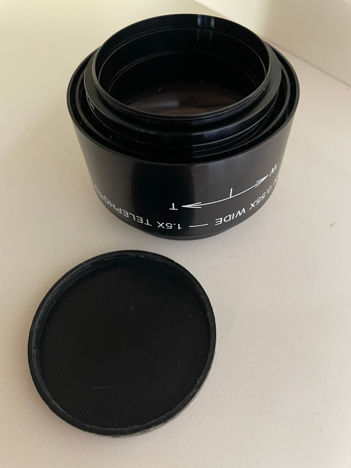 Chinon Video Conversion Lens 0.55x Wide & 1.5x Telephoto, Audio, Tv en Foto, Overige merken, Gebruikt, Ophalen of Verzenden, Overige vattingen