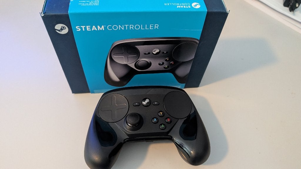 Steam Controller (Valve, model 1001) - zo goed als nieuw, Computers en Software, Joysticks, Ophalen of Verzenden, Zo goed als nieuw