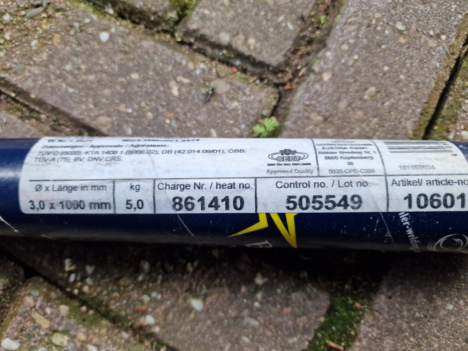 Böhler TIG-draad DMO-IG en EML 5 - Diverse diameters, Doe-het-zelf en Verbouw, Ophalen of Verzenden