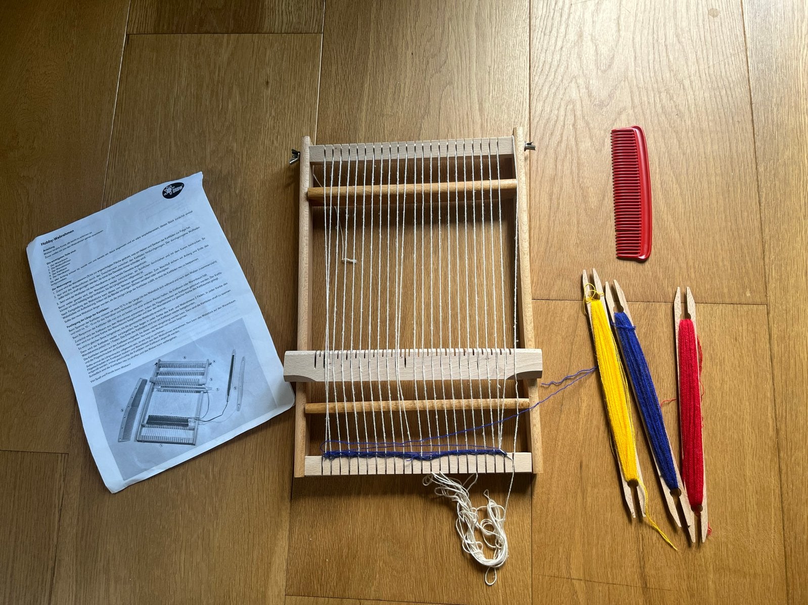 Siso Weefgetouw - Nooit gebruikt houten speelgoed, Ophalen of Verzenden, Nieuw, Knutselen
