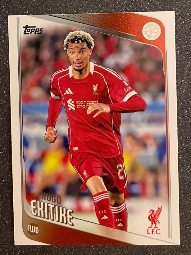 Topps UCC Flagship ‘26    HUGO EKITIKE    LIVERPOOL FC, Verzenden, Zo goed als nieuw, Plaatje