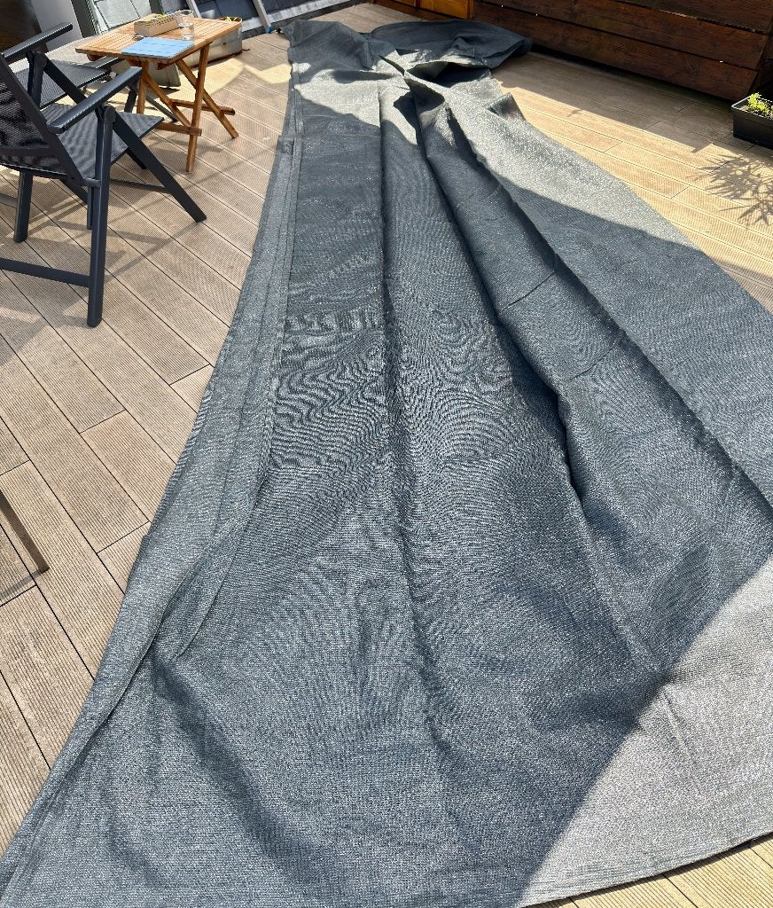 schaduwdoek, Ophalen, Zo goed als nieuw