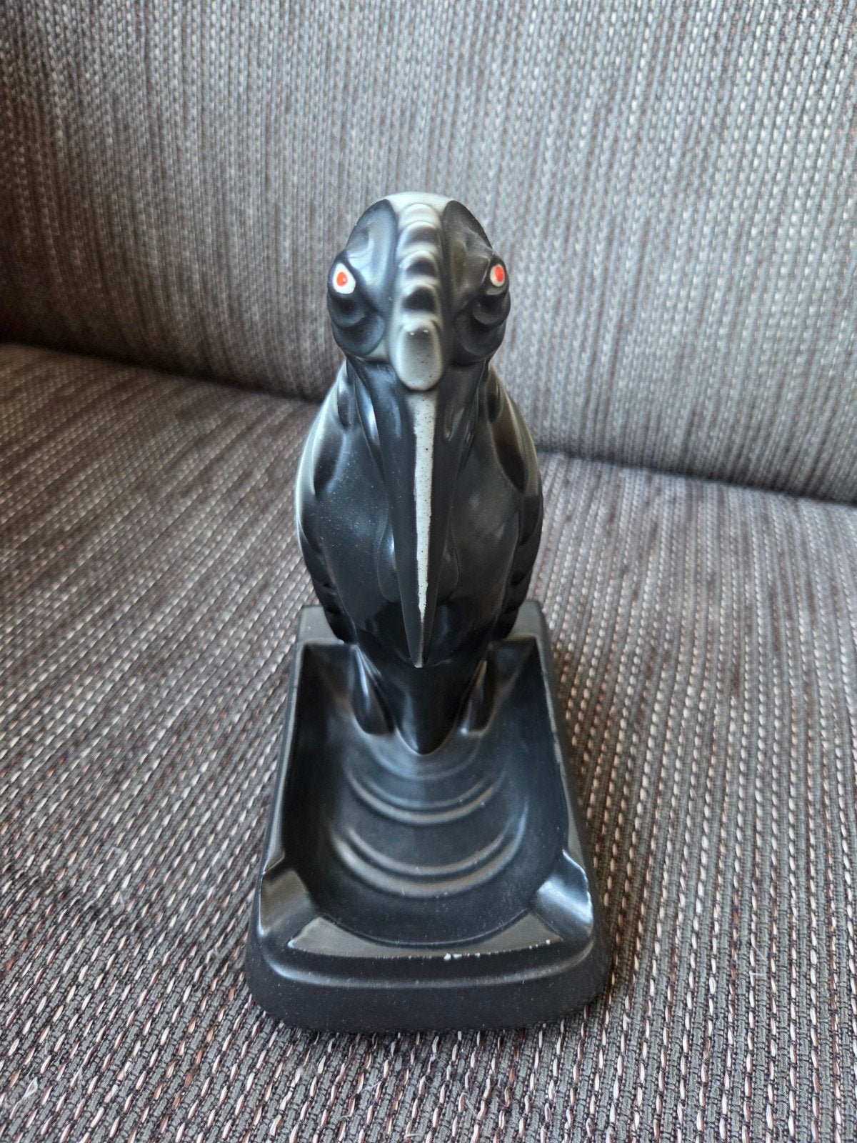 mosa zwarte asbak maraboe art deco, Ophalen of Verzenden