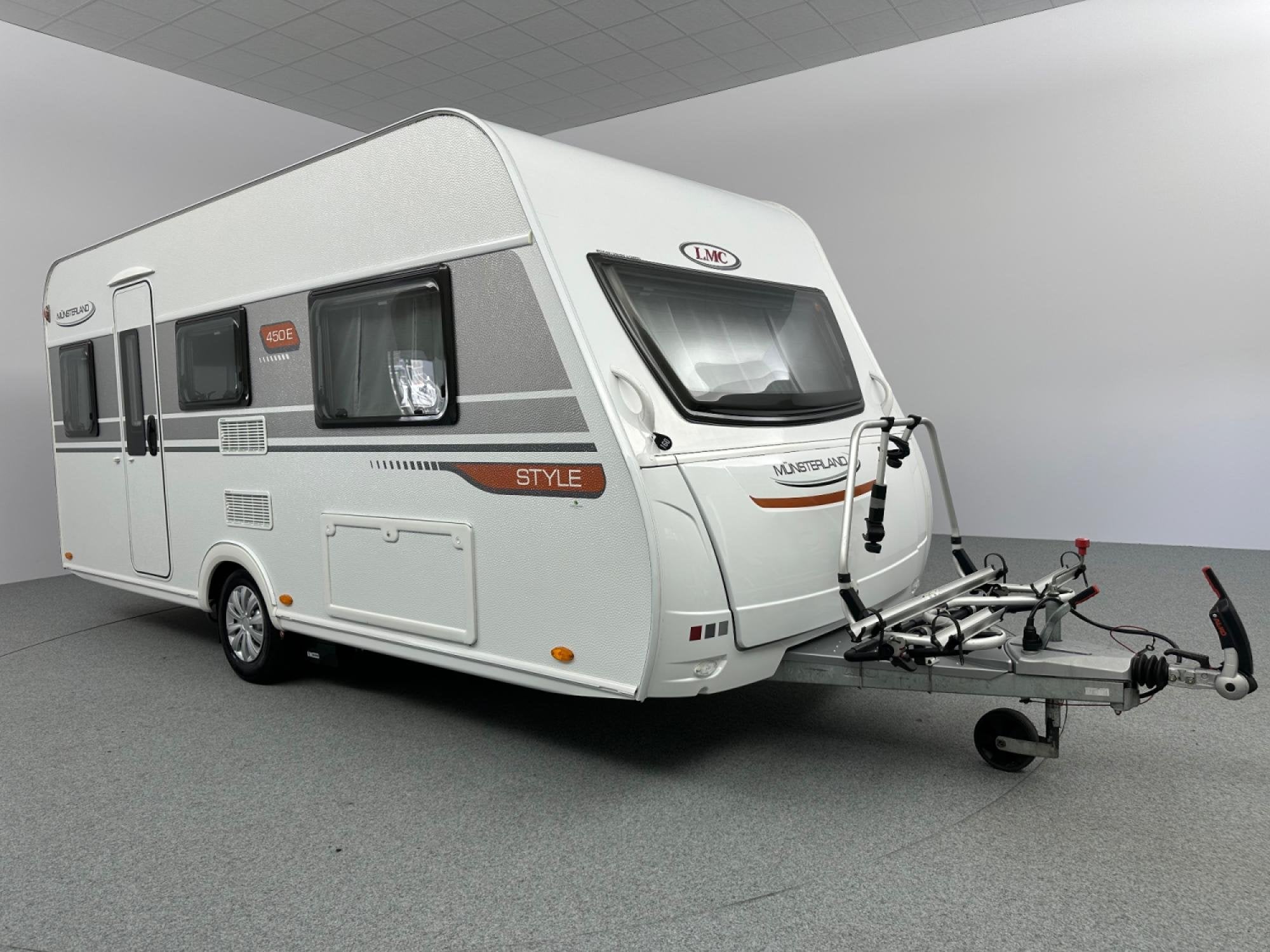 LMC Münsterland Style 450 E Mover Fietsendrager Luifel, Hordeur, Bedrijf, 4 tot 5 meter, LMC en Münsterland
