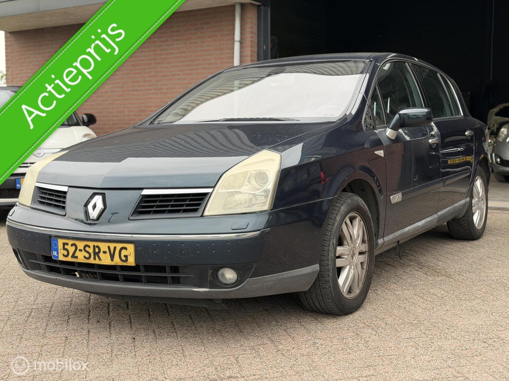 Renault Vel Satis 2.0 16V Exception AUTOMAAT - HANDEL/EXPORT, 1998 cc, Gebruikt, Zwart, 4 cilinders
