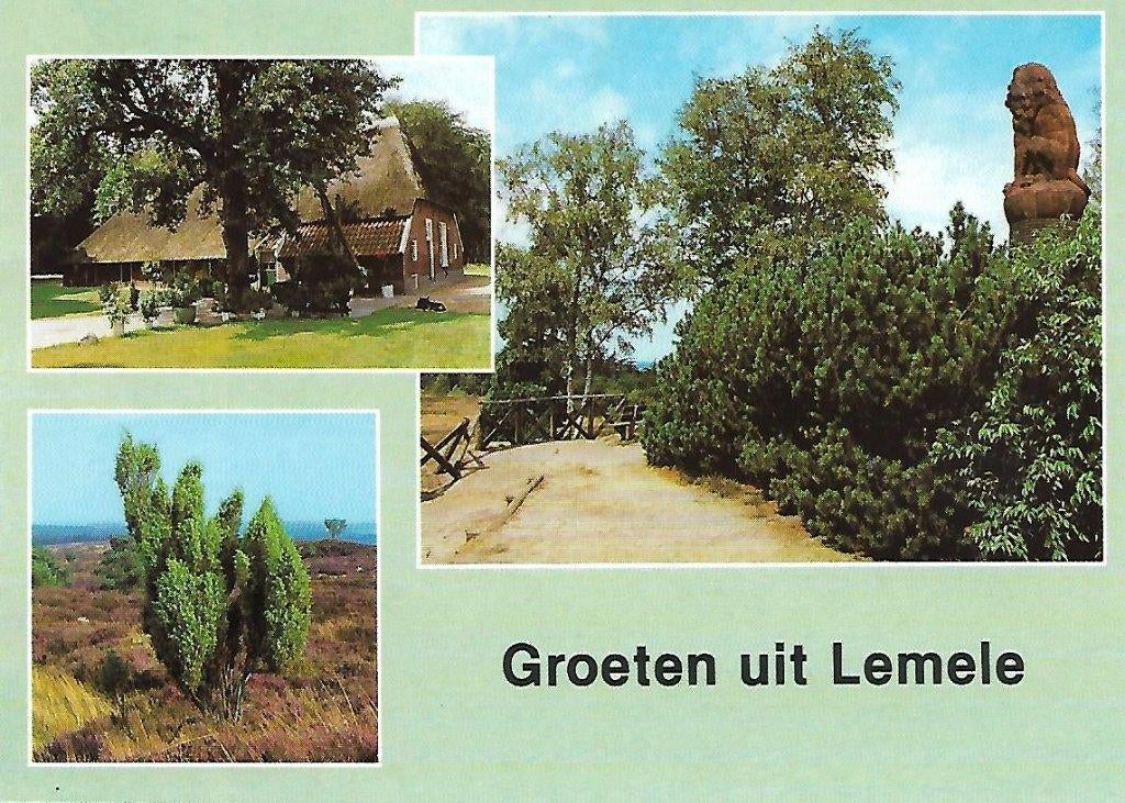 Lemele- -3-luik., Verzenden, 1980 tot heden, Gelopen, Overijssel