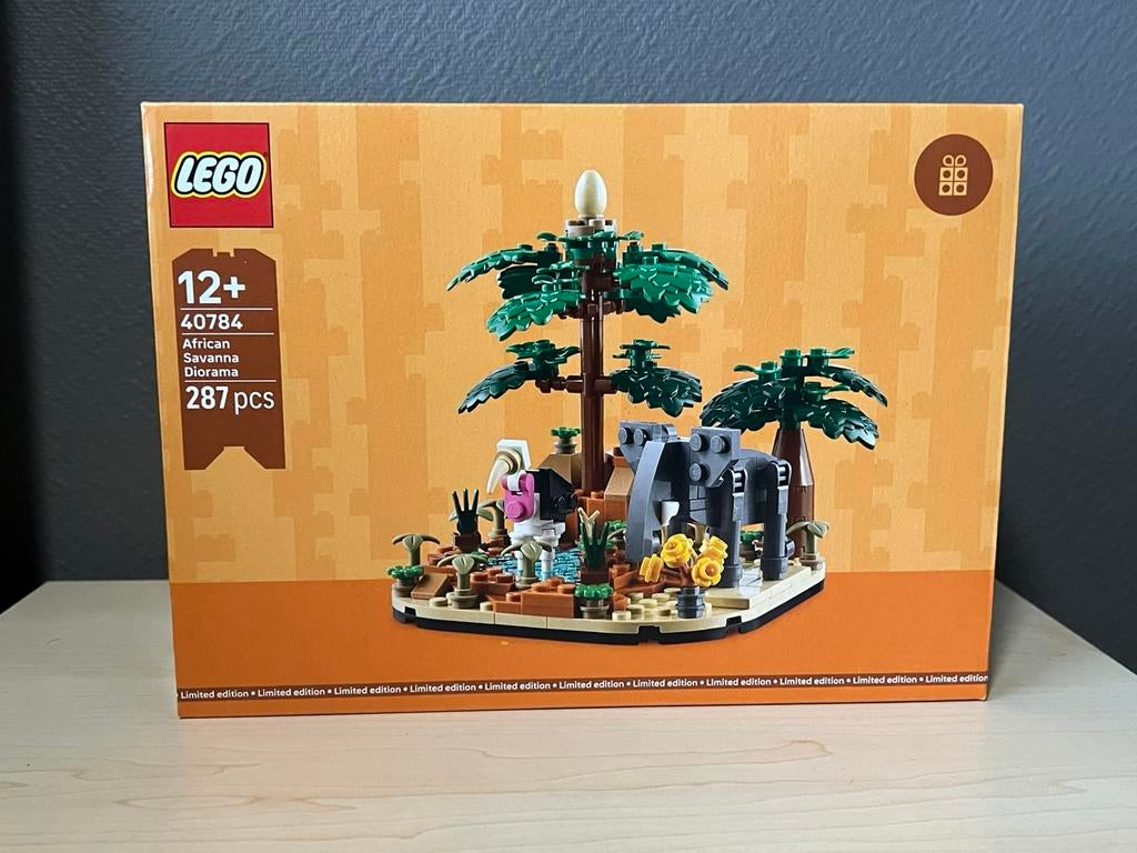 Lego african savanna diorama 40784, Lego, Nieuw, Ophalen of Verzenden, Complete set