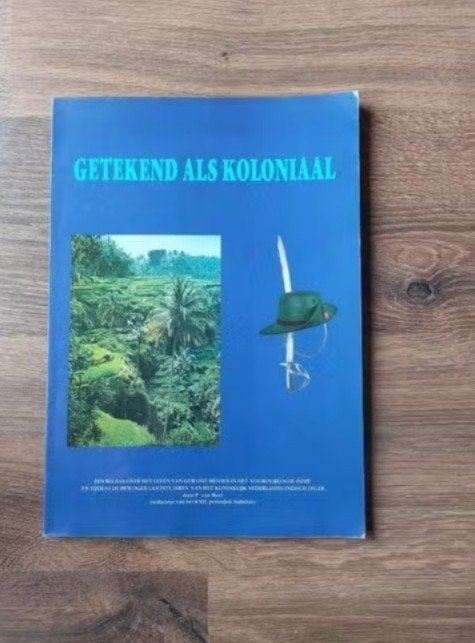 Getekend als Koloniaal - Nederlands-Indië - KNIL soldaat, Ophalen of Verzenden, Algemeen, P. van Meel, Tweede Wereldoorlog