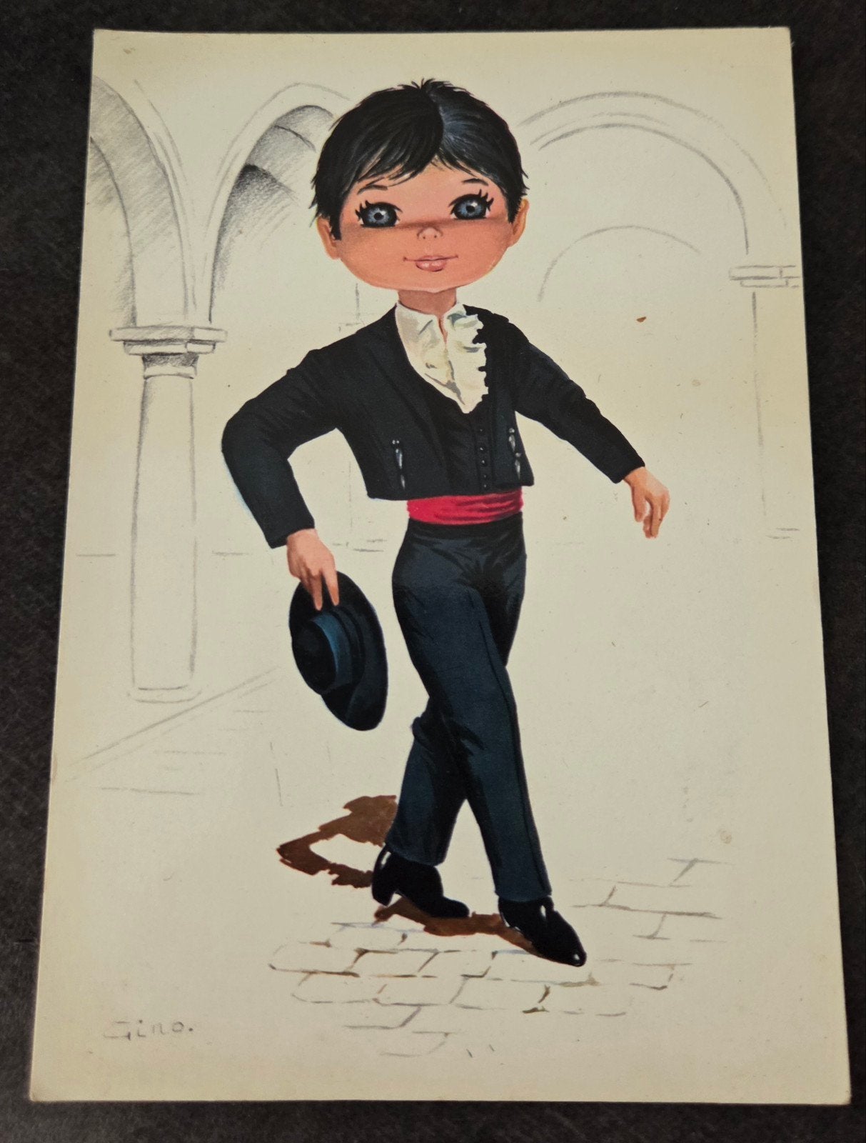 Spaanse ansichtkaart - Jongen in traditionele kleding, Verzenden, 1960 tot 1980, Ongelopen, Kinderen