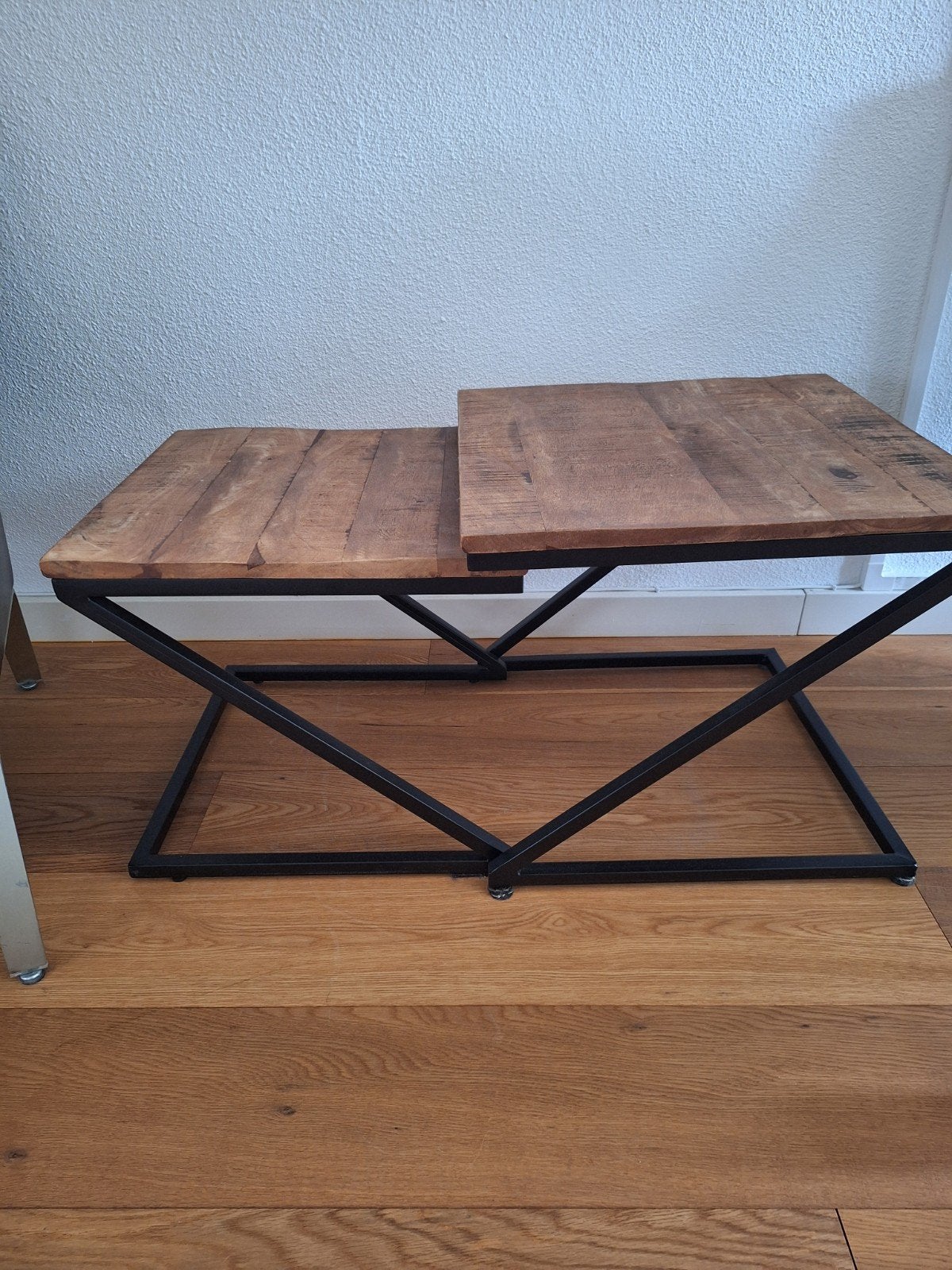 Bijzettafel, Ophalen, 50 tot 100 cm, Rond, 50 tot 100 cm