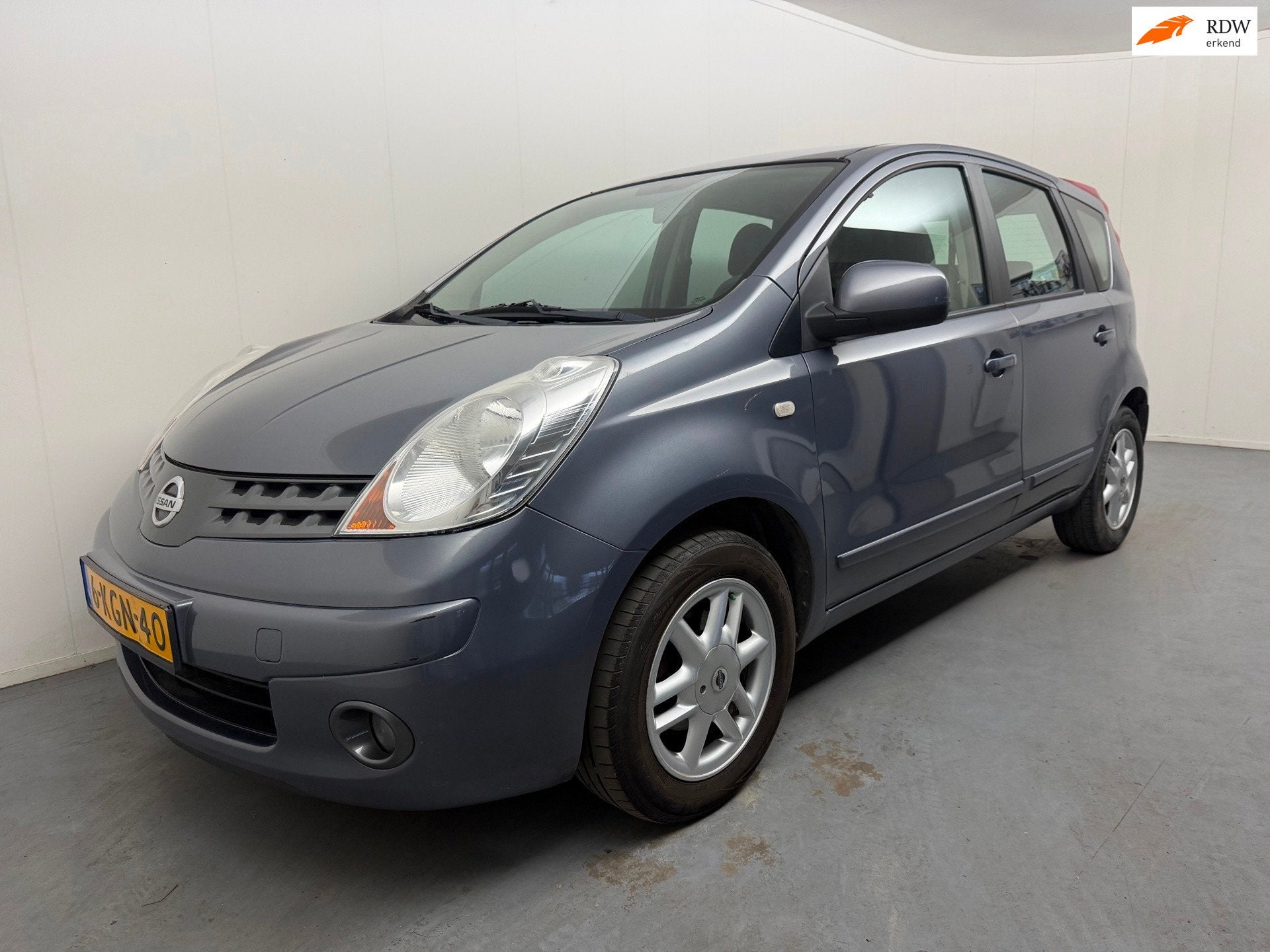 Nissan Note 1.4 Pure # Airco # Lmv # 133 dkm, Voorwielaandrijving, Gebruikt, 4 cilinders, Blauw