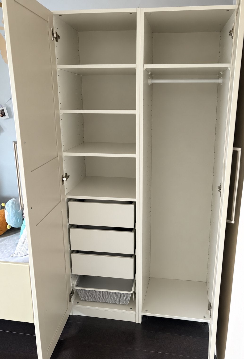 Pax kast(en) los of apart, met lades / hangdeel/ planken, Ophalen, Gebruikt
