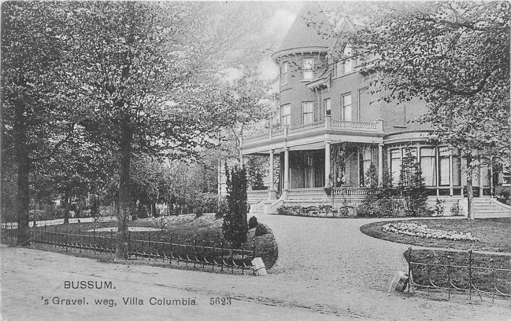 701-222-039 Bussum Villa Columbia, Verzenden, Voor 1920, Noord-Holland