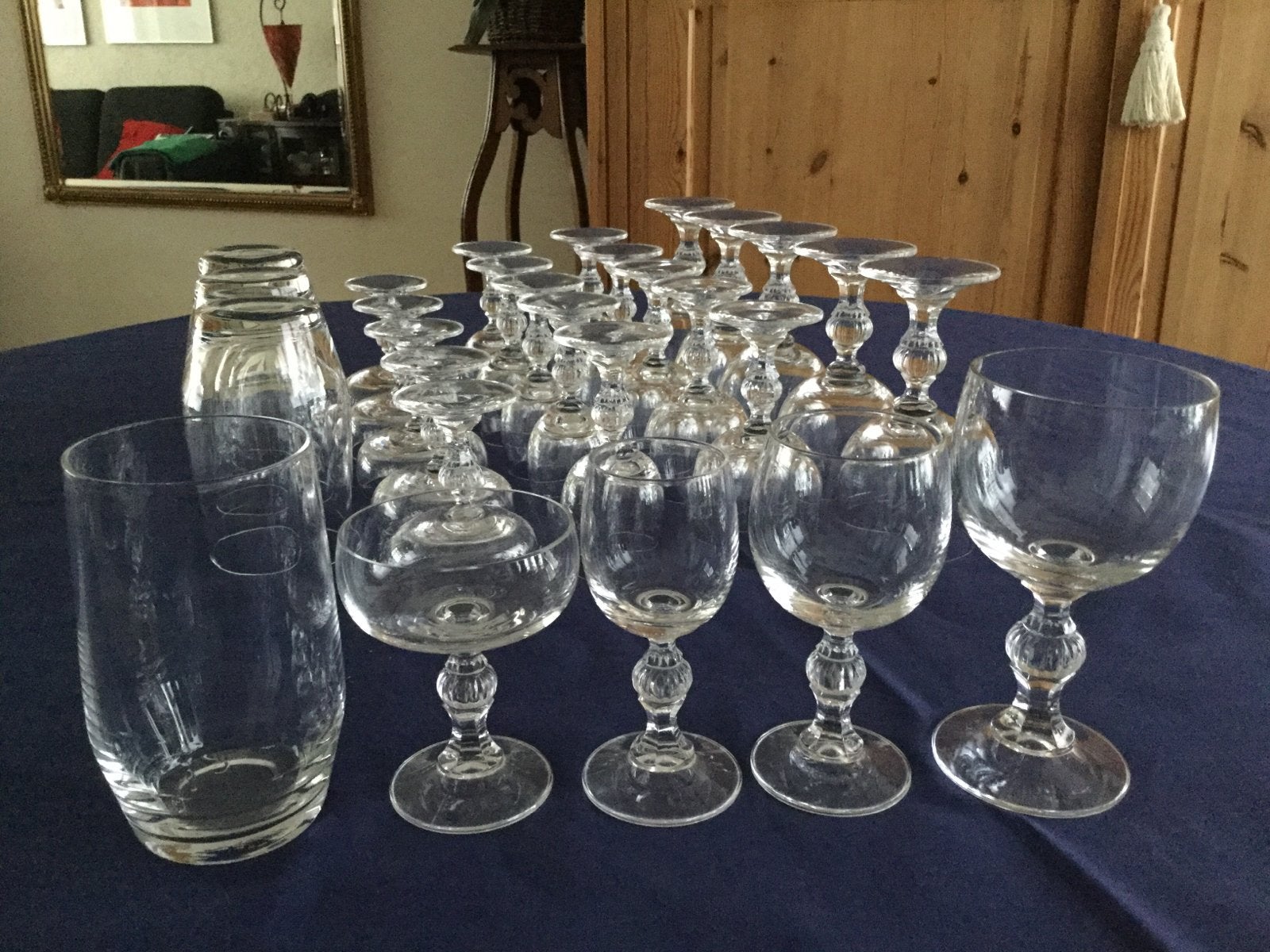 28 delig glasservies., Verzamelen, Ophalen of Verzenden, Zo goed als nieuw, Overige typen