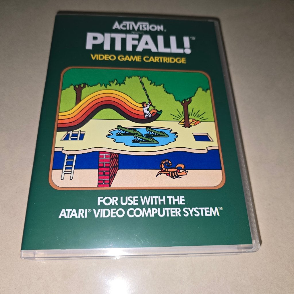 Pitfall! Atari 2600 Game Case, Avontuur en Actie, Verzenden, 1 speler, Zo goed als nieuw
