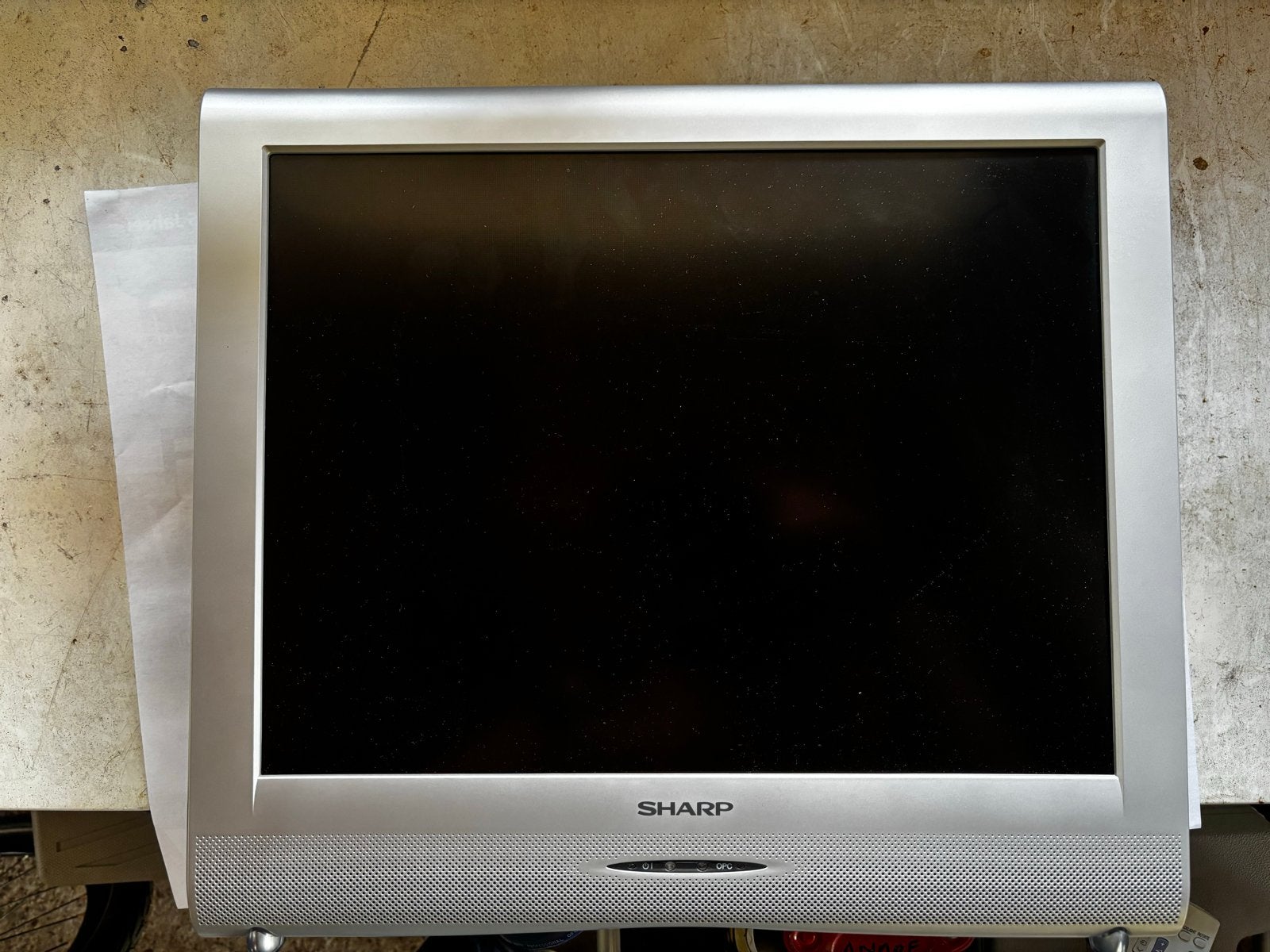 Sharp LCD TV - Compacte televisie, Gebruikt, 50 Hz, Ophalen of Verzenden, Minder dan 40 cm