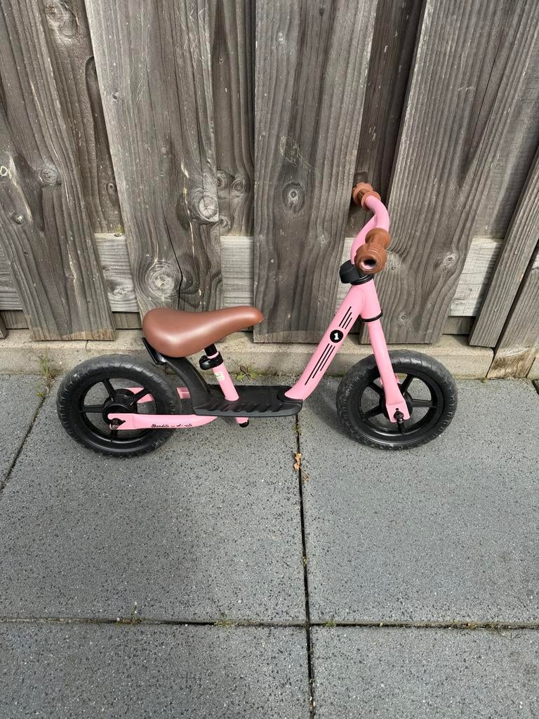 Loopfiets Bandits and Angels Starter - Roze, Fietsen en Brommers, Ophalen, Gebruikt, Minder dan 16 inch