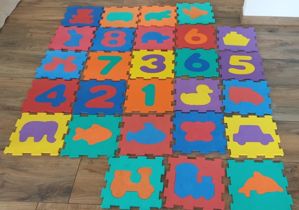 Foam puzzelmat, Kinderen en Baby's, Speelgoed | Overig, Gebruikt, Jongen of Meisje, Ophalen