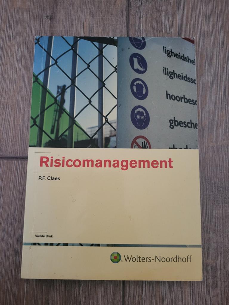 Risicomanagement: Analyse, beleid en persoonlijke risico's, Ophalen of Verzenden, Gelezen, Management, P.F. Claes