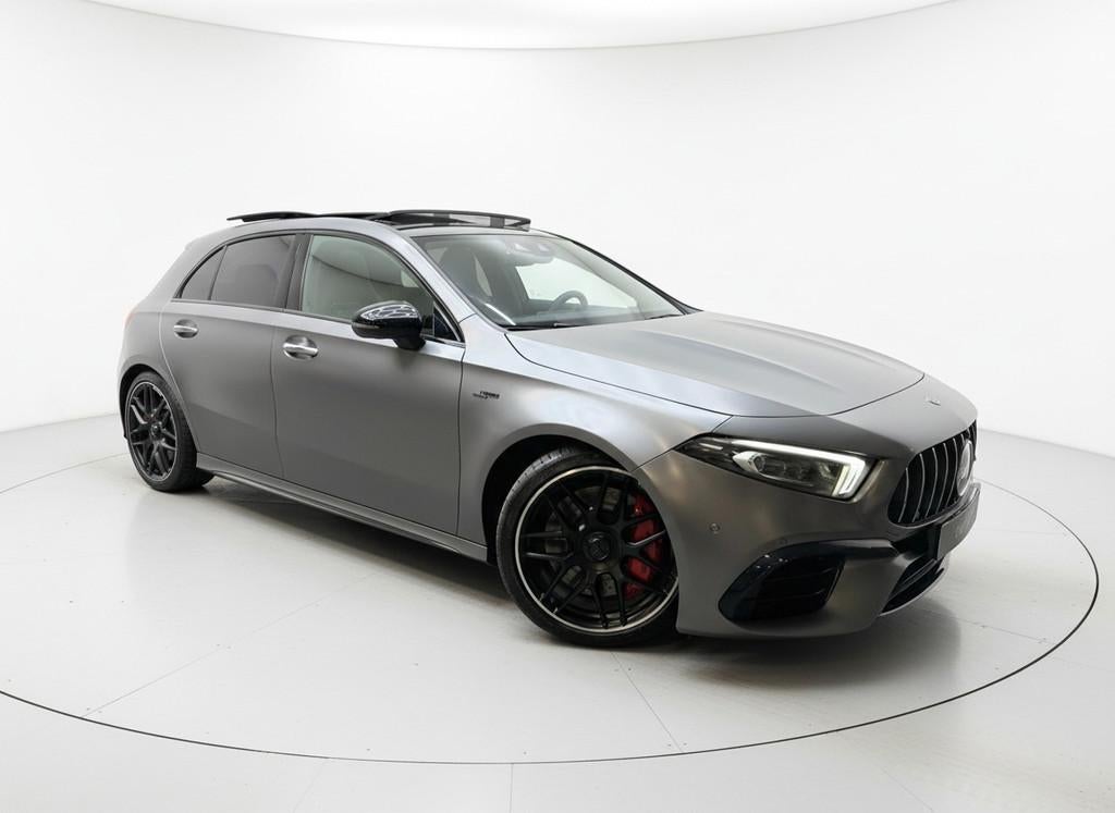 Mercedes-Benz A-klasse AMG 45 S 4MATIC+ Edition 1 PANO, Auto's, Automaat, Gebruikt, 4 cilinders, 1535 kg