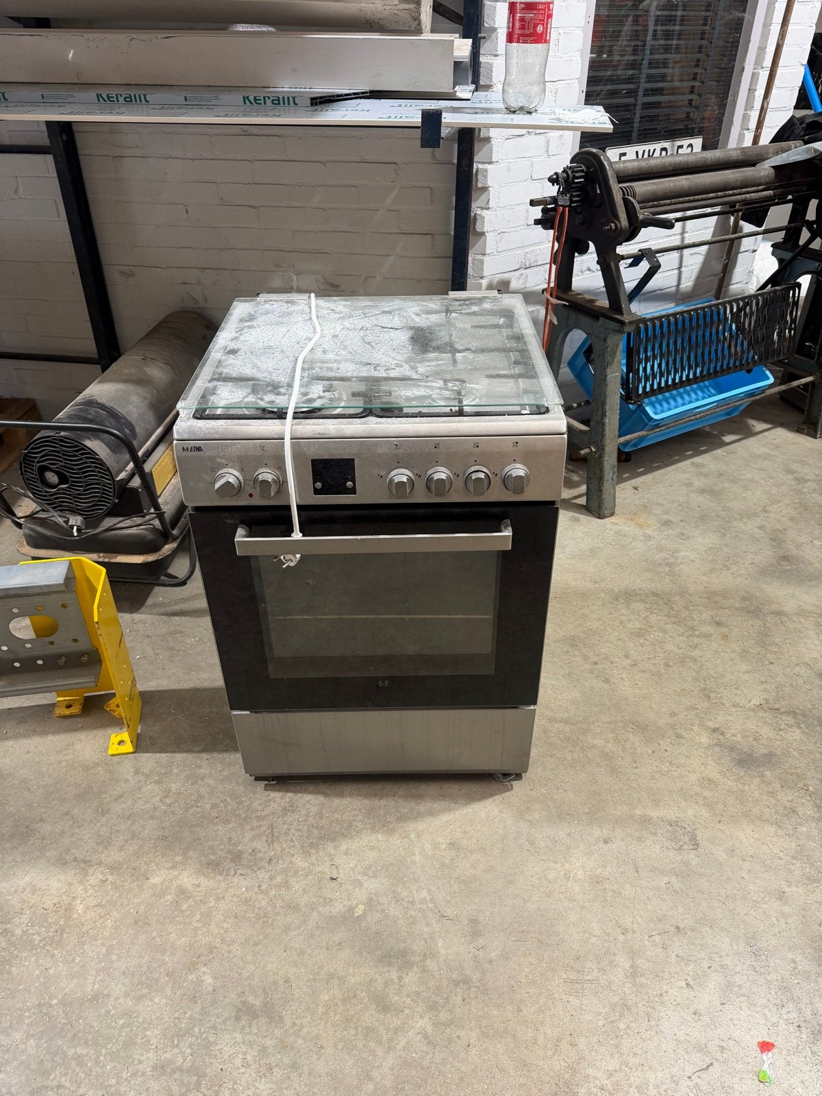 Oven met gasfornuis - Gebruikt, Gebruikt, 60 cm of meer, Gas, Vrijstaand