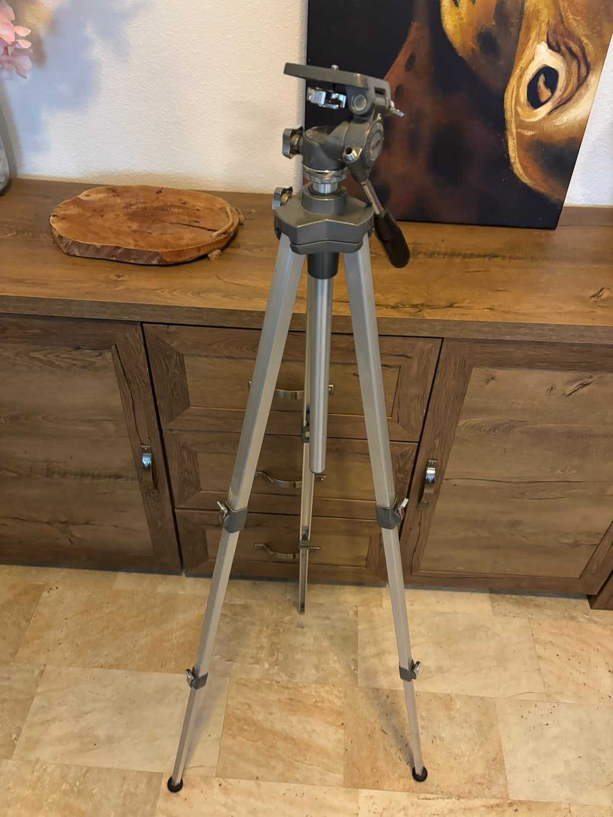 Velbon camera statief - 170 cm - perfect voor stabiele opnam, Ophalen, Gebruikt, Velbon, Driepoot