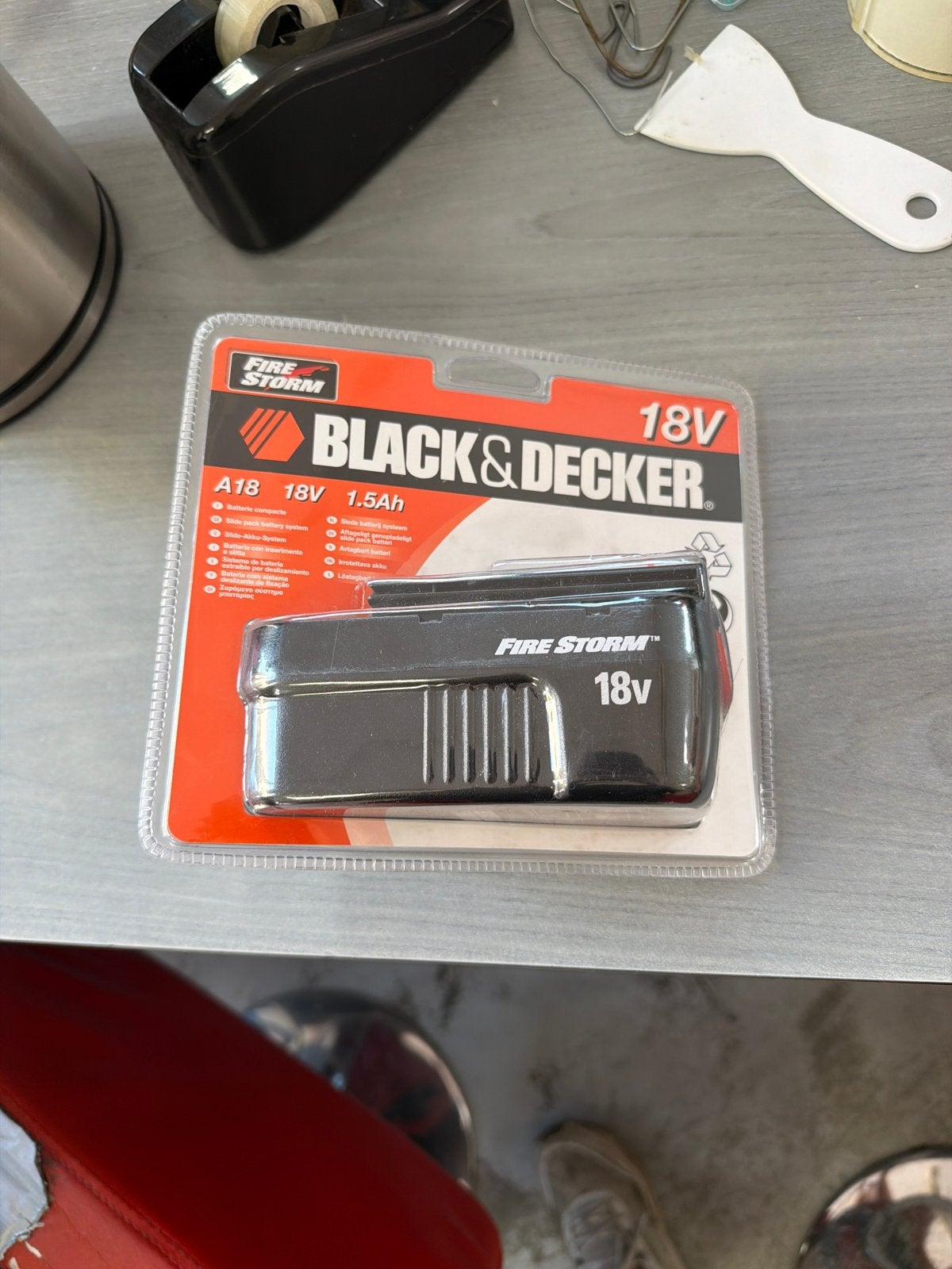 BLACK & DECKER 18V FIRE STORM A18 Accu - Nieuw in verpakking, Ophalen, Nieuw, Overige merken, Overige typen